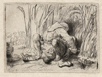 KG 03750
          <br/>
          Het monnikje in het koren ( B 187 )
          <br/>
          <em>Rembrandt (1606-1669)</em>